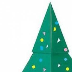 使用一张威廉希尔中国官网
折出圣诞树的图解