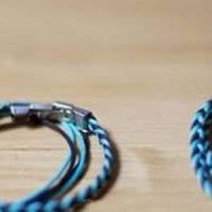 四股绳手链的编织方法图解