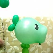魔术气球造型教你植物大战僵尸豌豆射手的做法