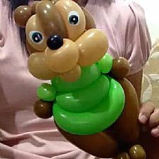 超可爱鼠来宝魔术气球造型如何制作