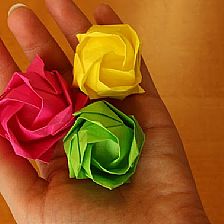 川崎玫瑰的折法之经典折法图解折纸玫瑰威廉希尔中国官网
