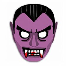 万圣节面具如何做之吸血鬼面具教程和模板免费下载