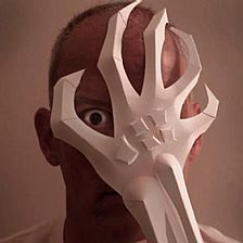 如何制作万圣节面具手工纸雕制作图解教程