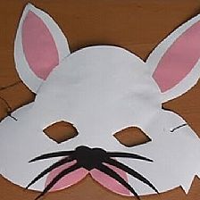 万圣节面具教程教你小兔子面具怎么制作