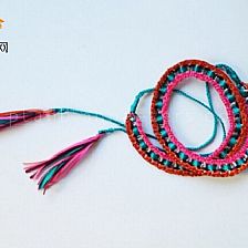 易拉罐拉环的废物利用编织波西米亚风的漂亮腰带制作教程